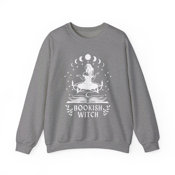 Slow Burn Publishing Sweatshirt Graphite Heather / S Bookish Witch - Unisex Heavy Blend™ Crewneck Sweatshirt