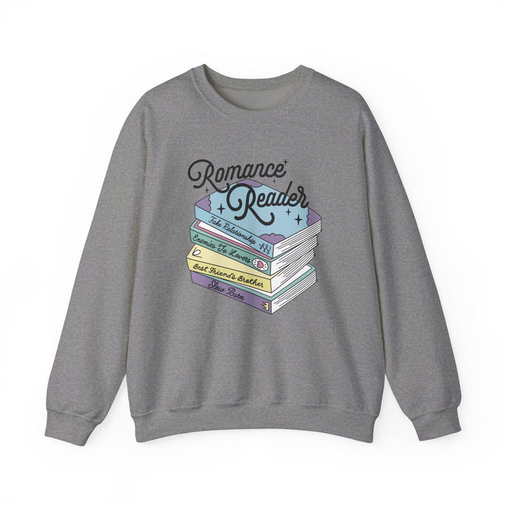 Slow Burn Publishing Sweatshirt Graphite Heather / S Romance Reader - Unisex Heavy Blend™ Crewneck Sweatshirt