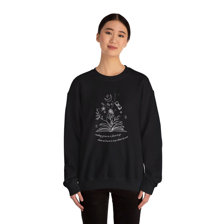 Slow Burn Publishing Sweatshirt Reading Gives Us - Unisex Heavy Blend™ Crewneck Sweatshirt