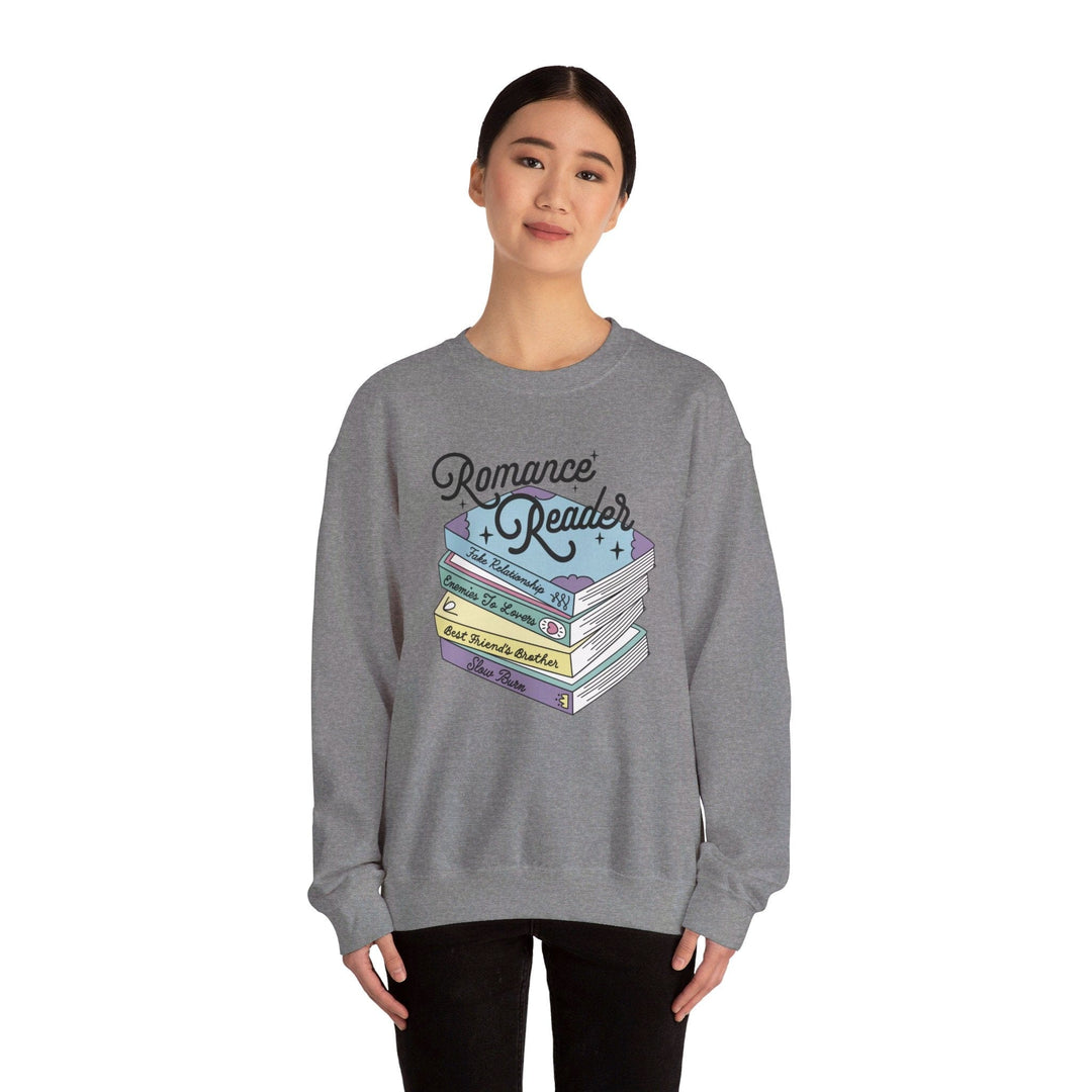 Slow Burn Publishing Sweatshirt Romance Reader - Unisex Heavy Blend™ Crewneck Sweatshirt