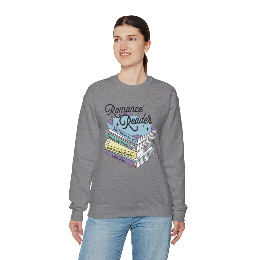 Slow Burn Publishing Sweatshirt Romance Reader - Unisex Heavy Blend™ Crewneck Sweatshirt