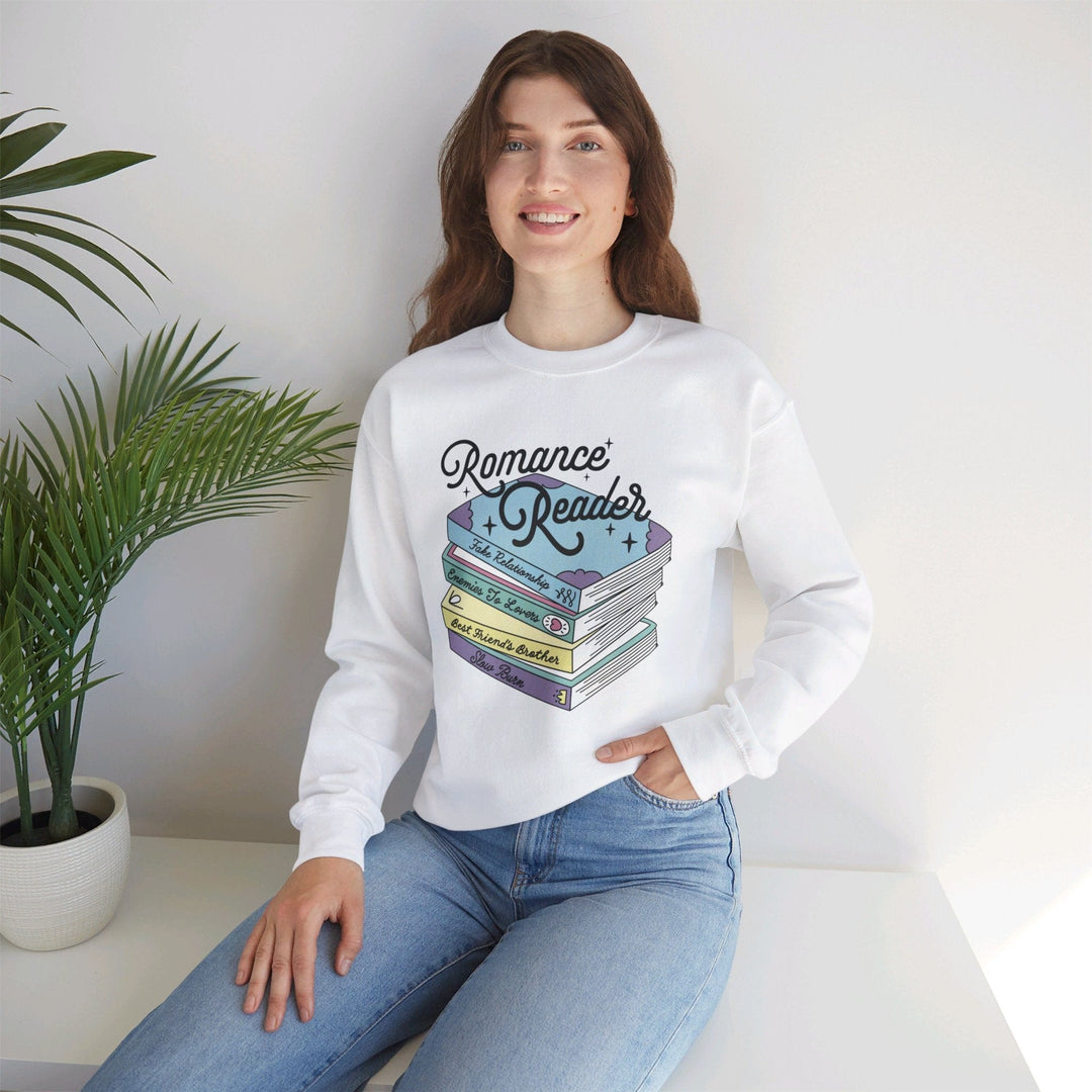 Slow Burn Publishing Sweatshirt Romance Reader - Unisex Heavy Blend™ Crewneck Sweatshirt