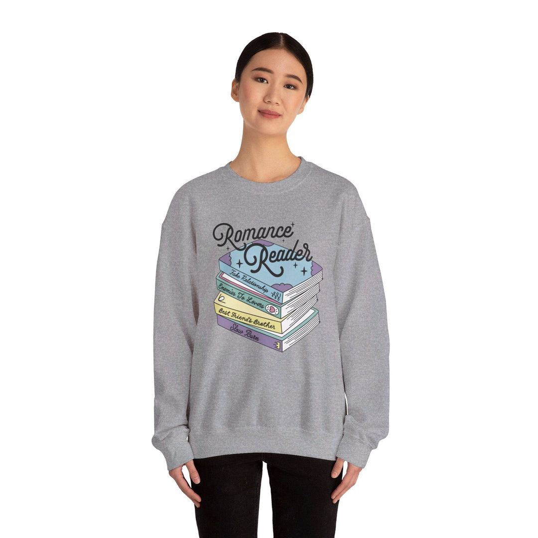 Slow Burn Publishing Sweatshirt Romance Reader - Unisex Heavy Blend™ Crewneck Sweatshirt