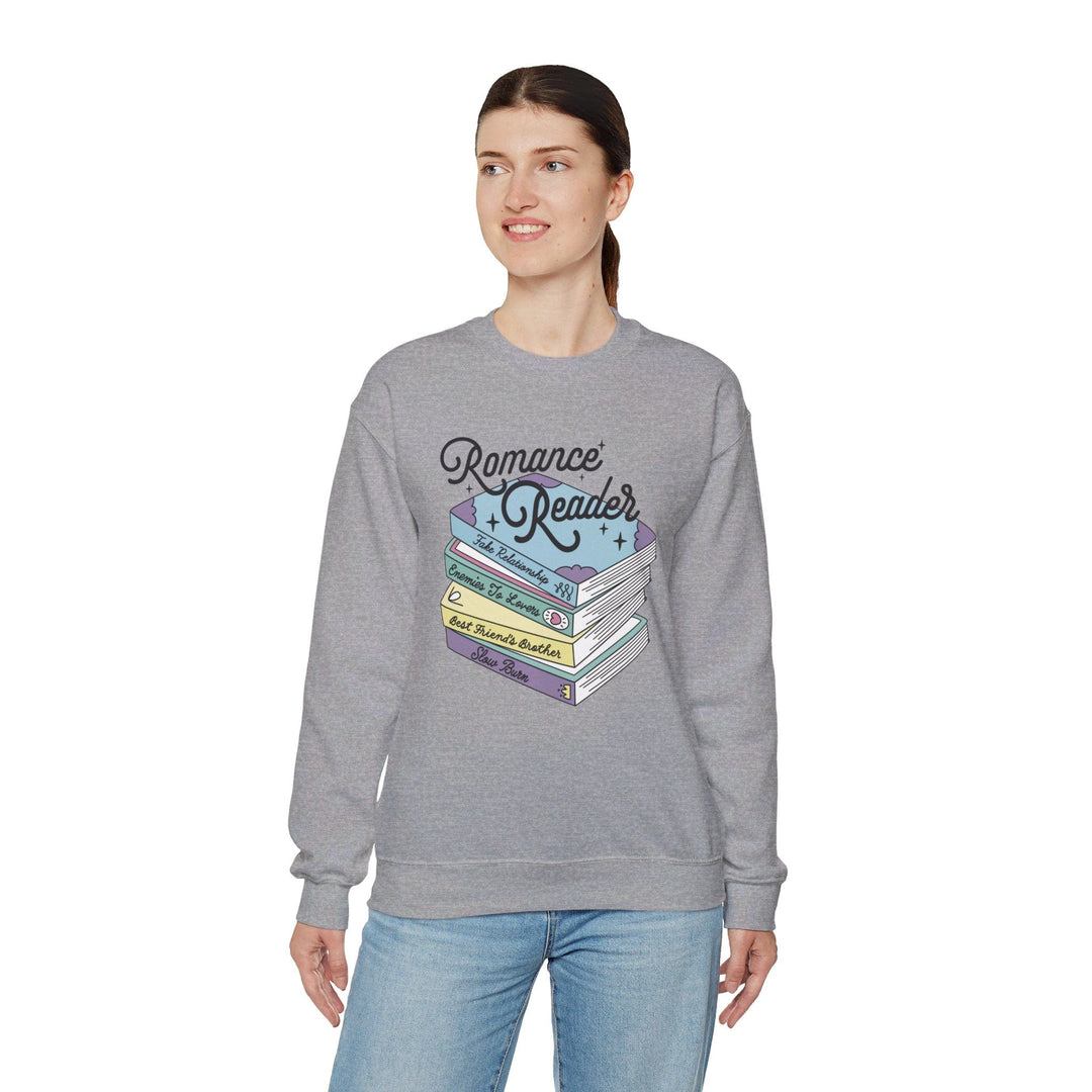 Slow Burn Publishing Sweatshirt Romance Reader - Unisex Heavy Blend™ Crewneck Sweatshirt