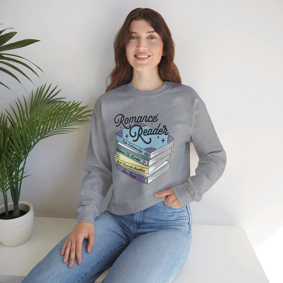 Slow Burn Publishing Sweatshirt Romance Reader - Unisex Heavy Blend™ Crewneck Sweatshirt