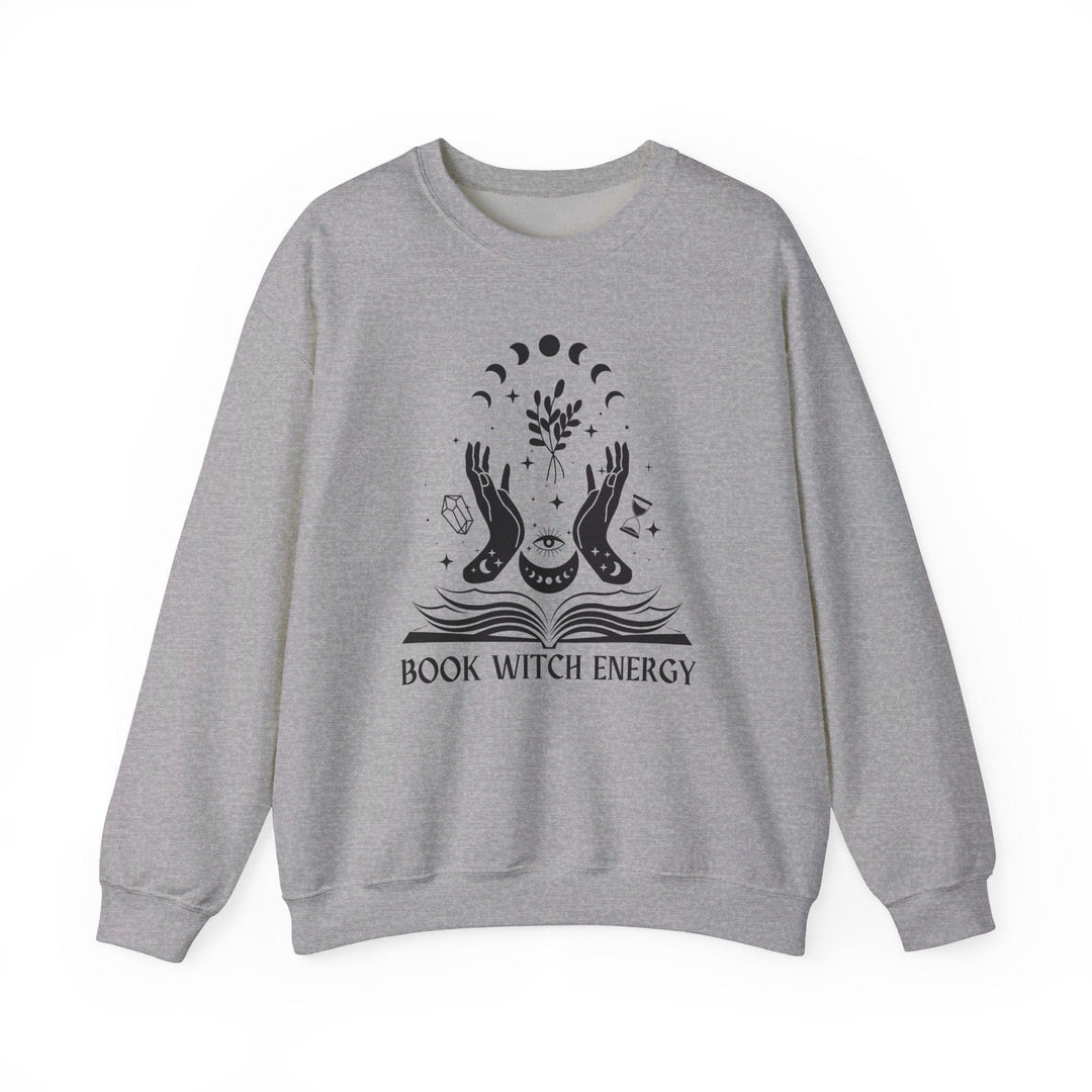 Slow Burn Publishing Sweatshirt Sport Grey / S Book Witch Energy - Unisex Heavy Blend™ Crewneck Sweatshirt