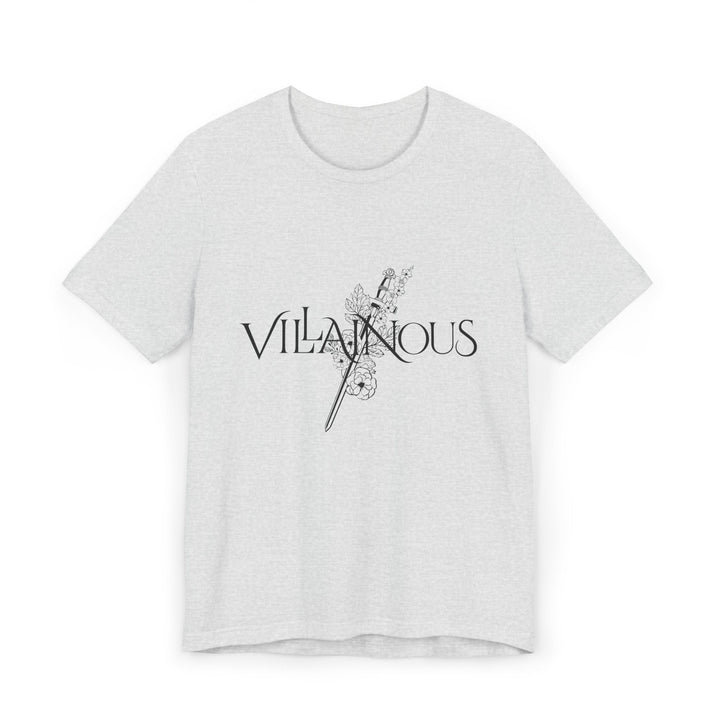 Slow Burn Publishing T-Shirt Ash / S Villainous - Unisex Jersey T-Shirt