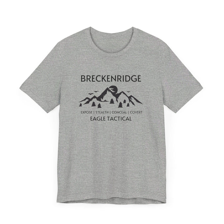 Slow Burn Publishing T-Shirt Athletic Heather / S Breckenridge - Expose | Stealth | Conceal | Covert - Unisex Jersey Short Sleeve Tee