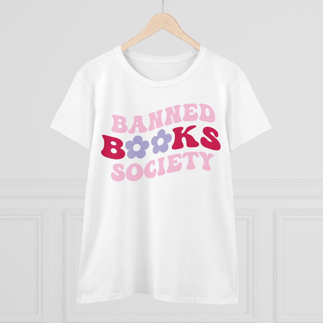 Slow Burn Publishing T-Shirt Banned Books Society - Women's Midweight Cotton Tee