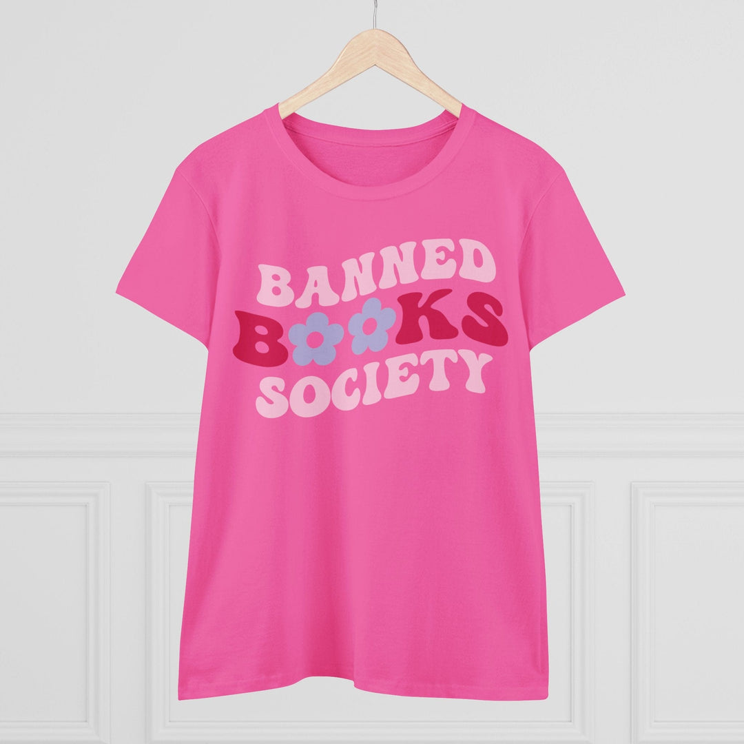 Slow Burn Publishing T-Shirt Banned Books Society - Women's Midweight Cotton Tee