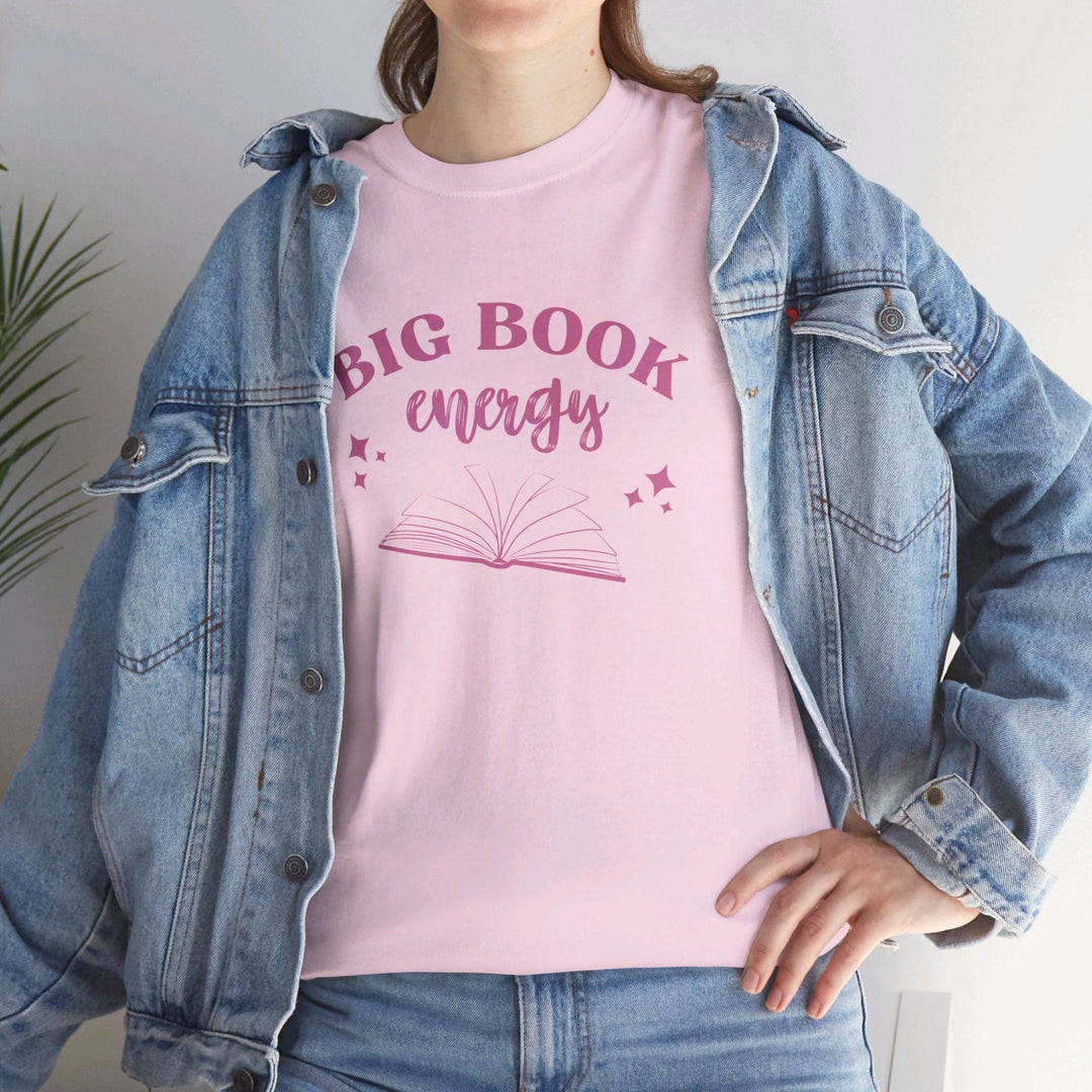 Slow Burn Publishing T-Shirt Big Book Energy - Unisex Heavy Cotton Tee