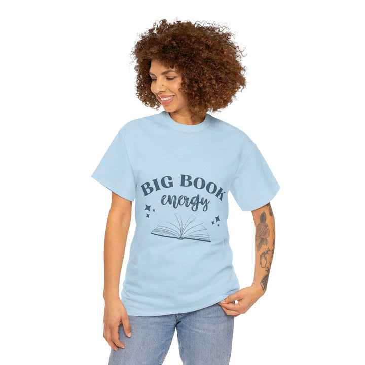 Slow Burn Publishing T-Shirt Big Book Energy - Unisex Heavy Cotton Tee