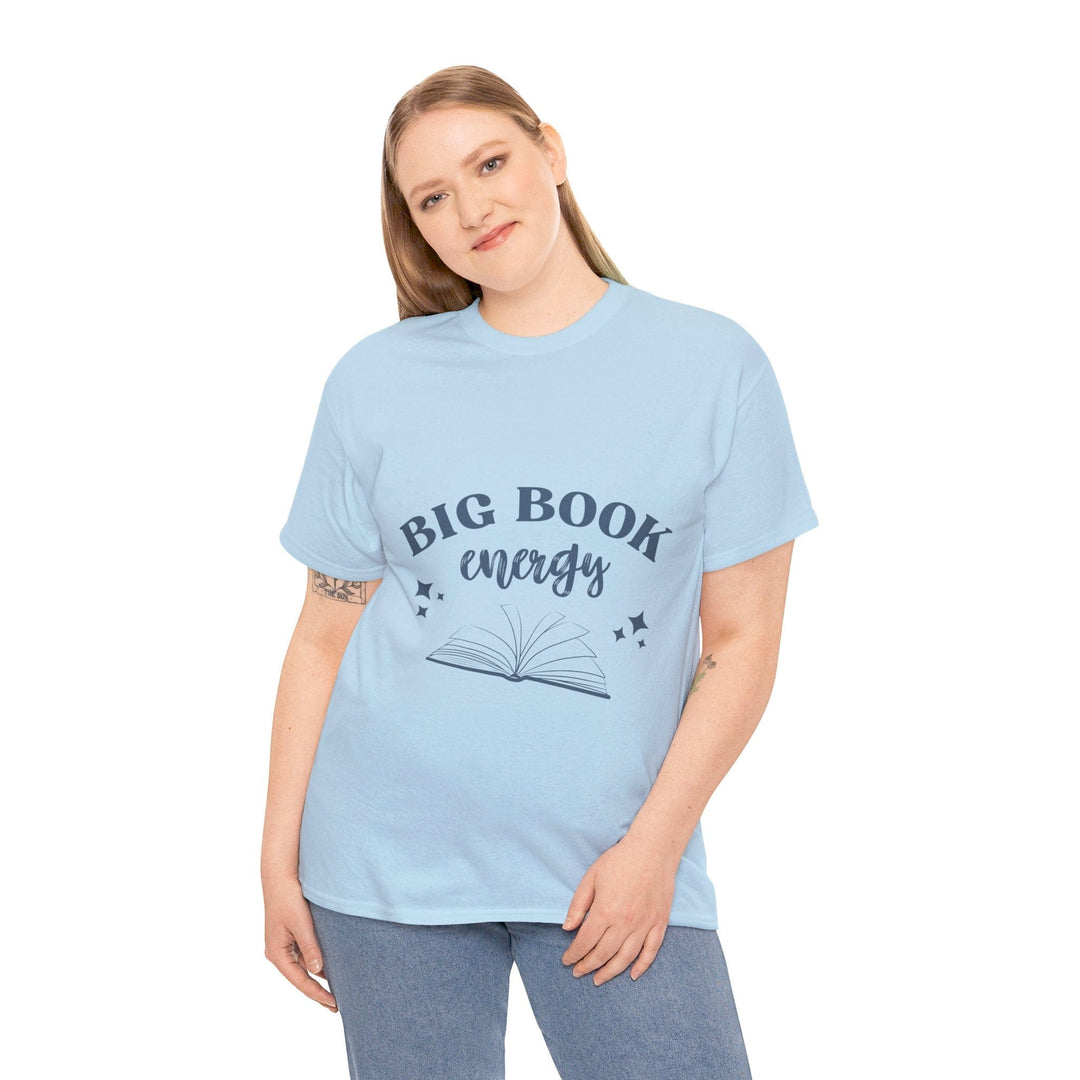 Slow Burn Publishing T-Shirt Big Book Energy - Unisex Heavy Cotton Tee