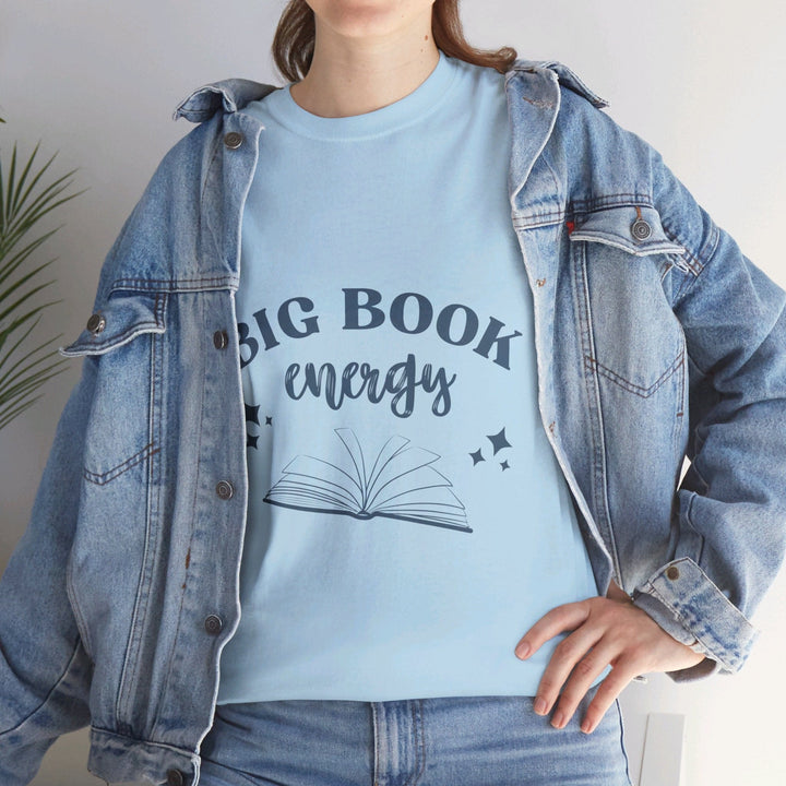 Slow Burn Publishing T-Shirt Big Book Energy - Unisex Heavy Cotton Tee