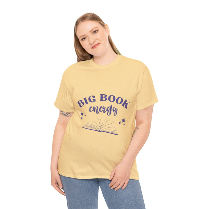 Slow Burn Publishing T-Shirt Big Book Energy - Unisex Heavy Cotton Tee