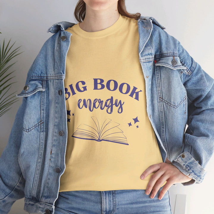 Slow Burn Publishing T-Shirt Big Book Energy - Unisex Heavy Cotton Tee