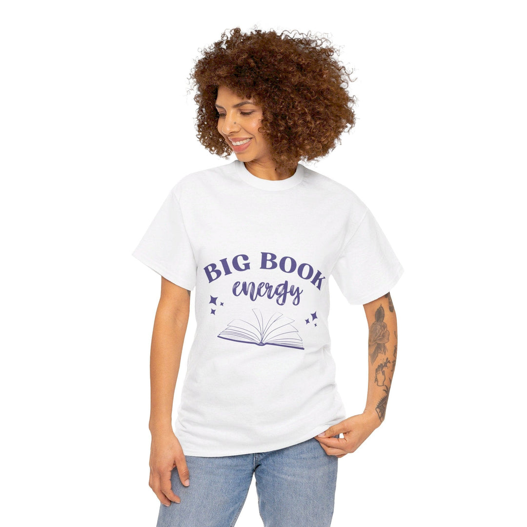 Slow Burn Publishing T-Shirt Big Book Energy - Unisex Heavy Cotton Tee