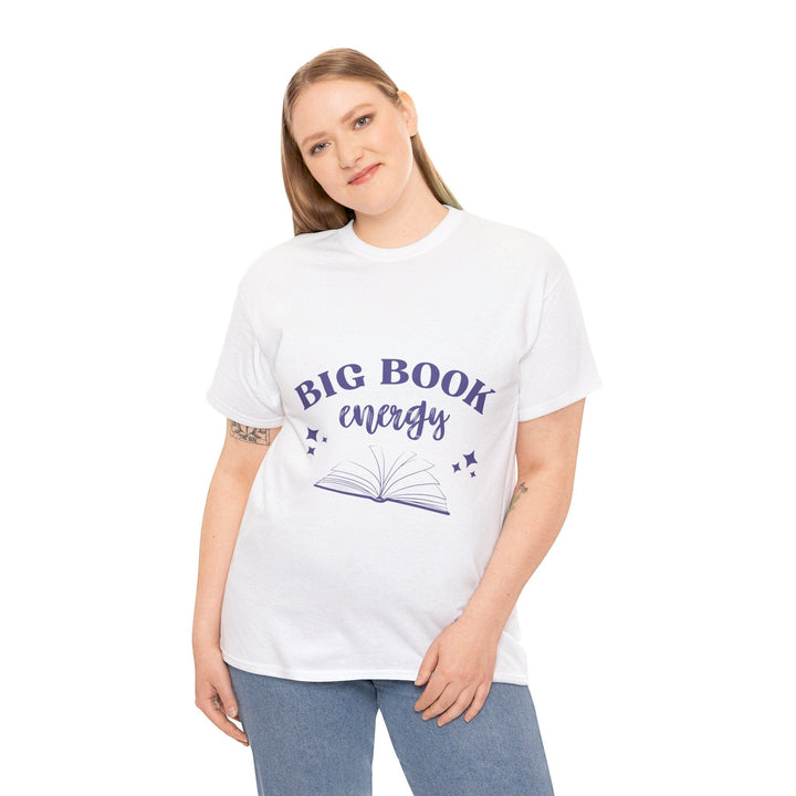 Slow Burn Publishing T-Shirt Big Book Energy - Unisex Heavy Cotton Tee