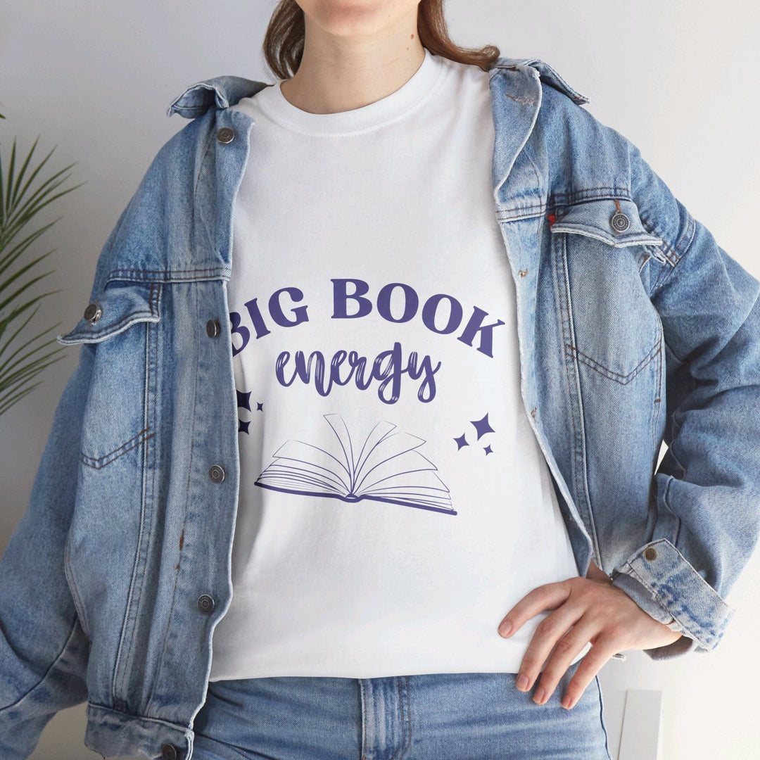 Slow Burn Publishing T-Shirt Big Book Energy - Unisex Heavy Cotton Tee