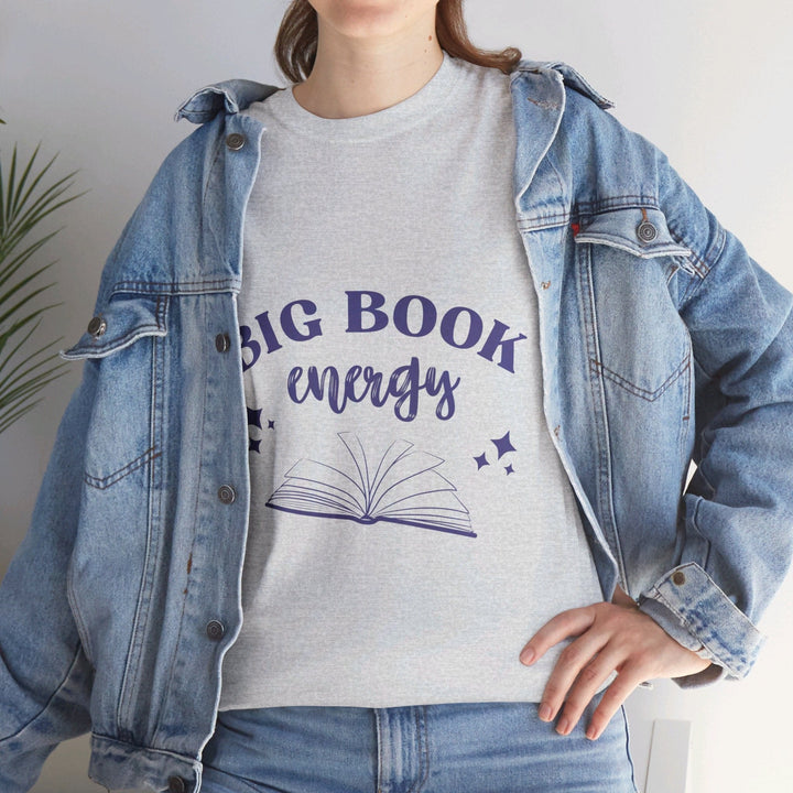 Slow Burn Publishing T-Shirt Big Book Energy - Unisex Heavy Cotton Tee