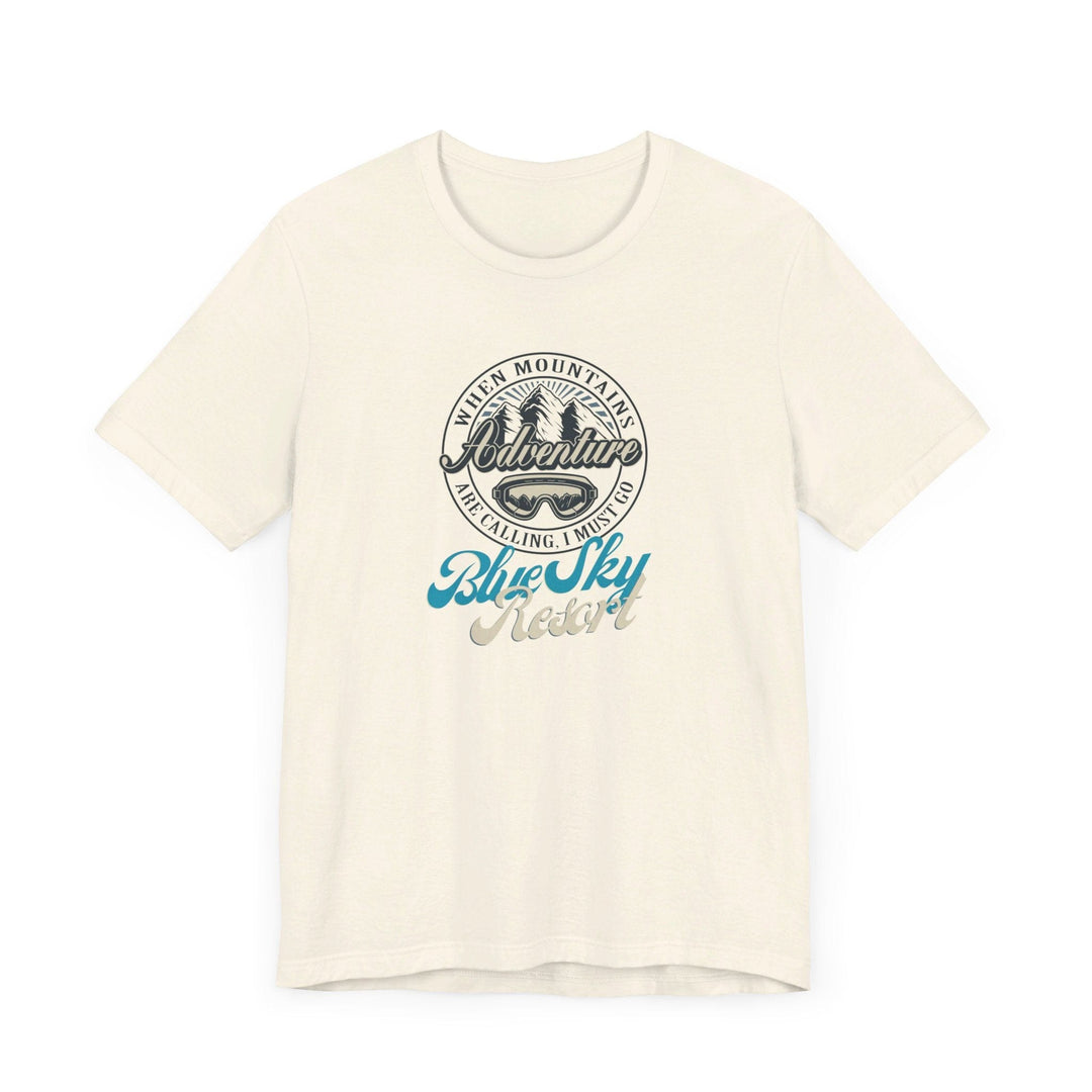 Slow Burn Publishing T-Shirt Blue Sky Resort - Unisex Jersey Short Sleeve Tee