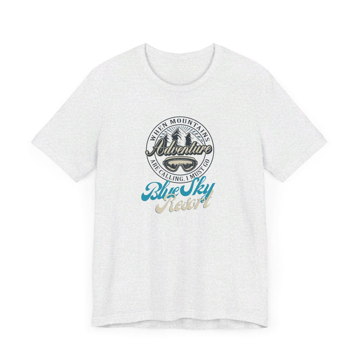 Slow Burn Publishing T-Shirt Blue Sky Resort - Unisex Jersey Short Sleeve Tee