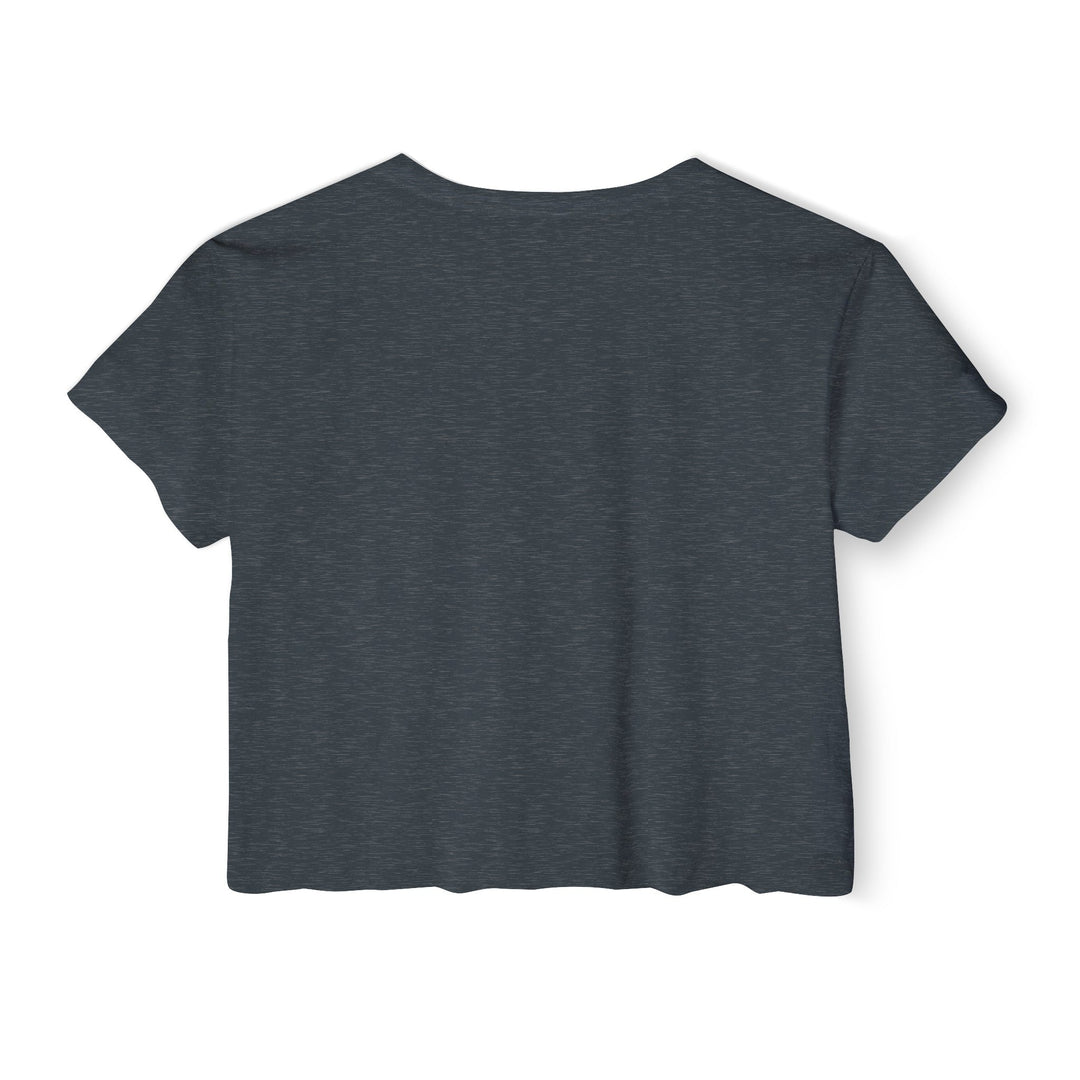 Slow Burn Publishing T-Shirt Bookworm Crane - Women's Festival Crop Top