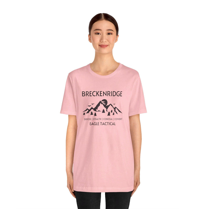 Slow Burn Publishing T-Shirt Breckenridge - Expose | Stealth | Conceal | Covert - Unisex Jersey Short Sleeve Tee