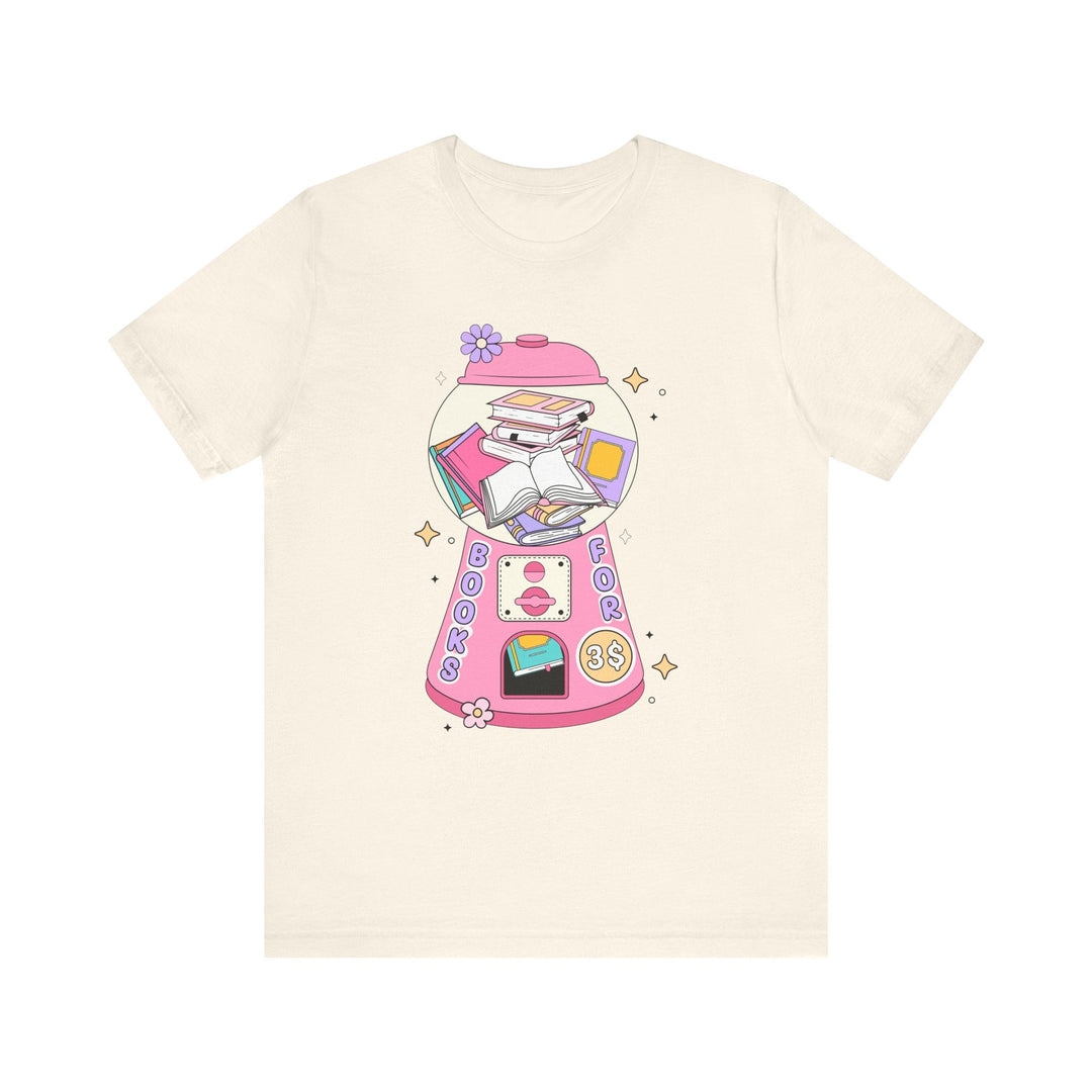 Slow Burn Publishing T-Shirt Bubble Gum Book Design - Unisex Jersey Short Sleeve Tee