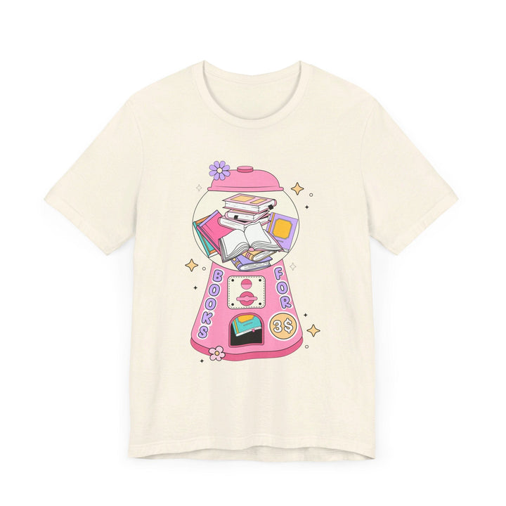 Slow Burn Publishing T-Shirt Bubble Gum Book Design - Unisex Jersey Short Sleeve Tee