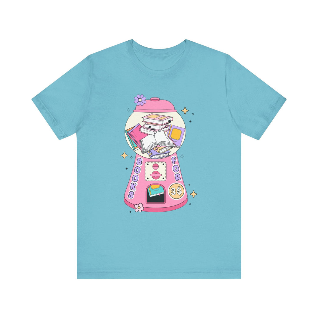 Slow Burn Publishing T-Shirt Bubble Gum Book Design - Unisex Jersey Short Sleeve Tee