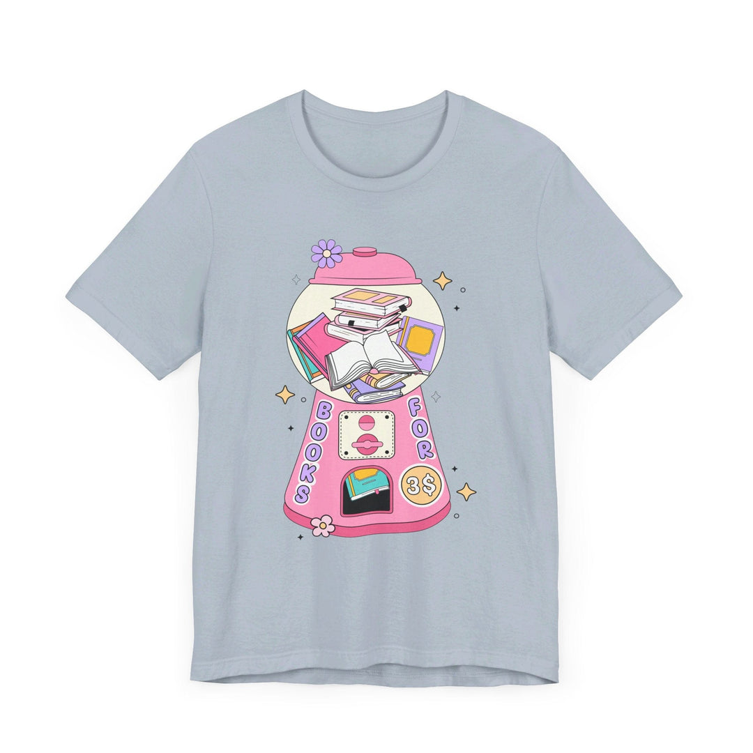 Slow Burn Publishing T-Shirt Bubble Gum Book Design - Unisex Jersey Short Sleeve Tee