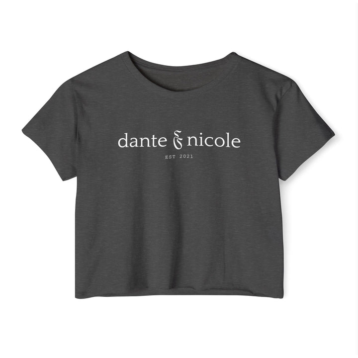 Slow Burn Publishing T-Shirt Charcoal / XS Dante & Nicole - Women's Festival Crop Top