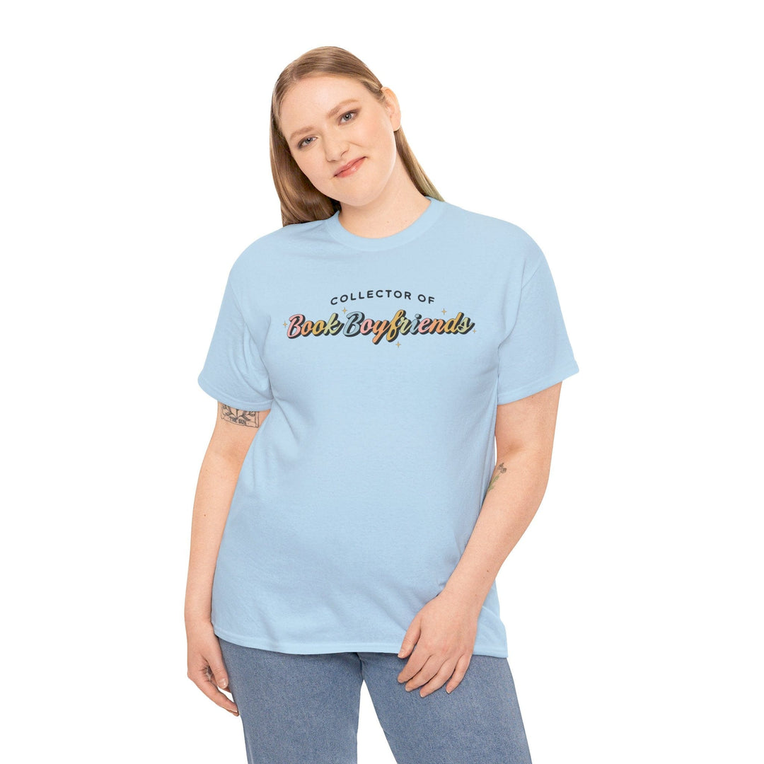 Slow Burn Publishing T-Shirt Collector of Book Boyfriends - Unisex Heavy Cotton Tee