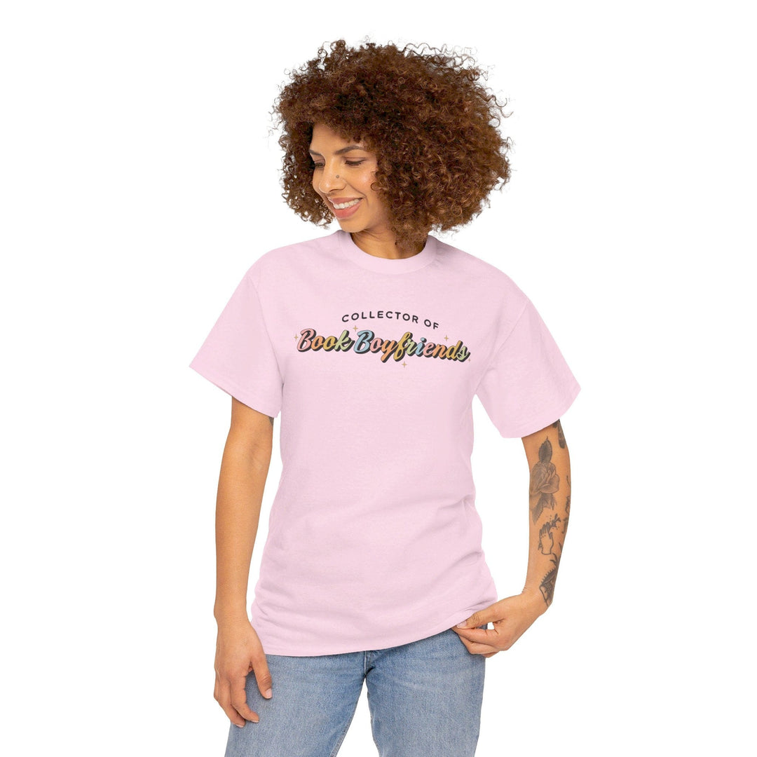 Slow Burn Publishing T-Shirt Collector of Book Boyfriends - Unisex Heavy Cotton Tee