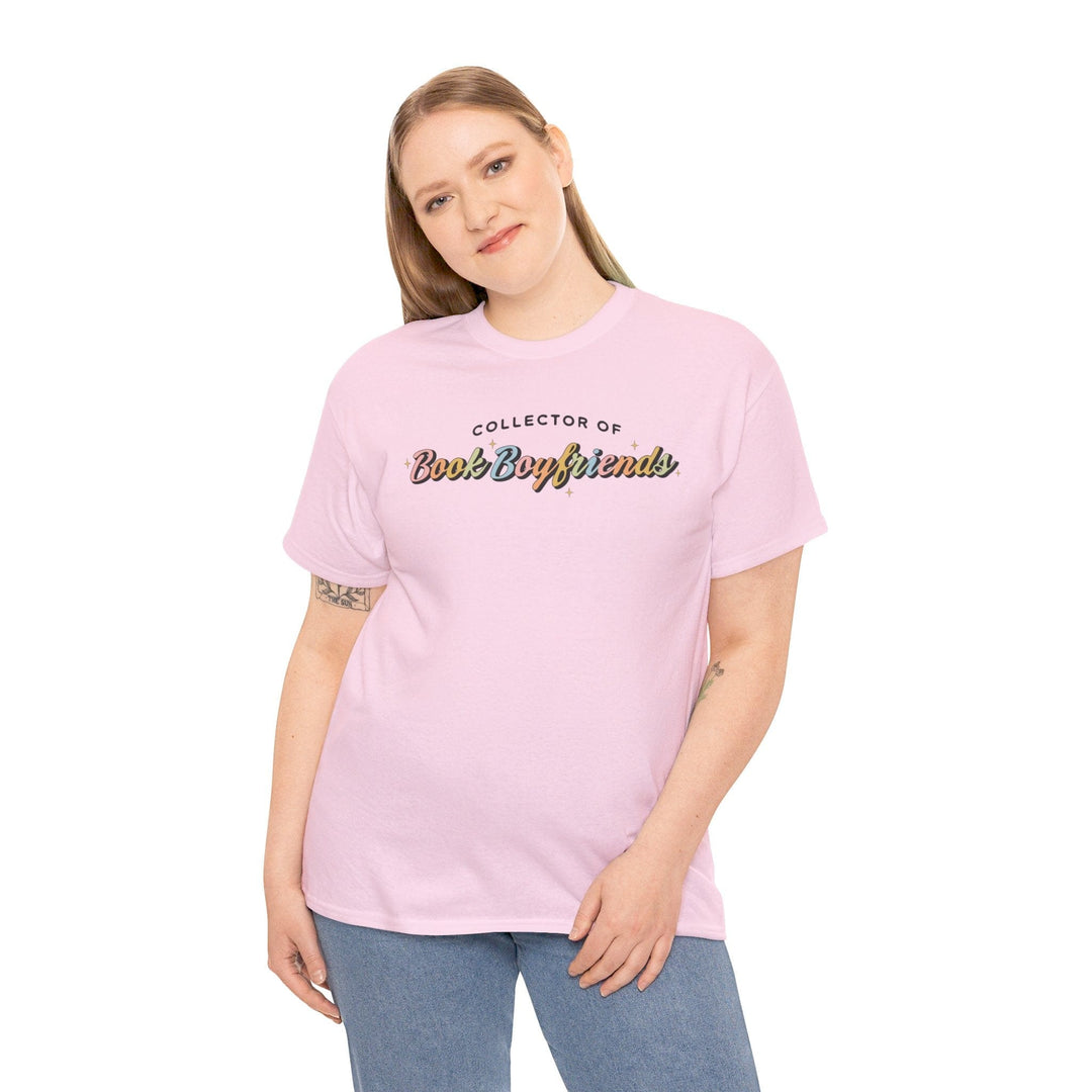 Slow Burn Publishing T-Shirt Collector of Book Boyfriends - Unisex Heavy Cotton Tee