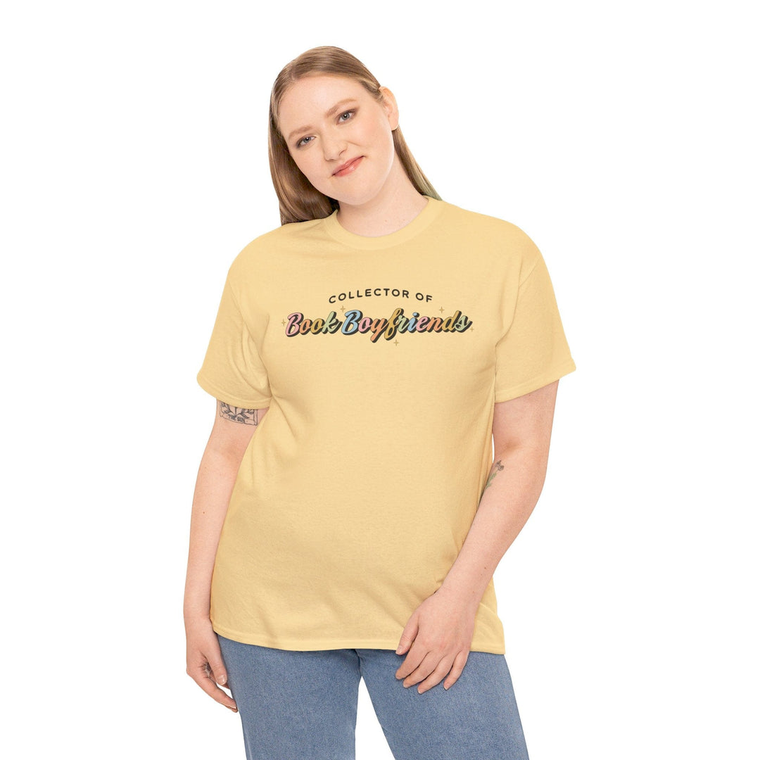 Slow Burn Publishing T-Shirt Collector of Book Boyfriends - Unisex Heavy Cotton Tee