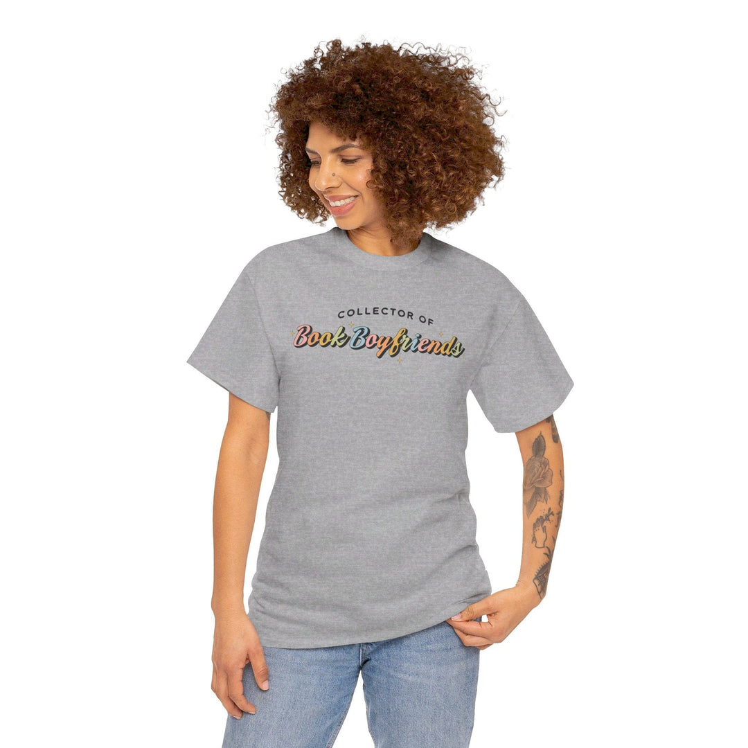 Slow Burn Publishing T-Shirt Collector of Book Boyfriends - Unisex Heavy Cotton Tee