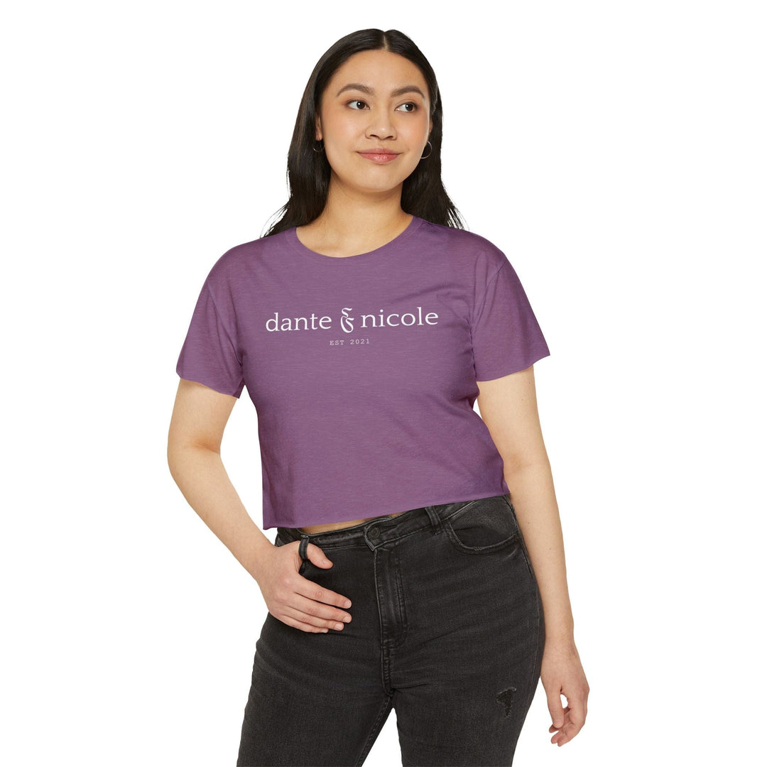 Slow Burn Publishing T-Shirt Dante & Nicole - Women's Festival Crop Top