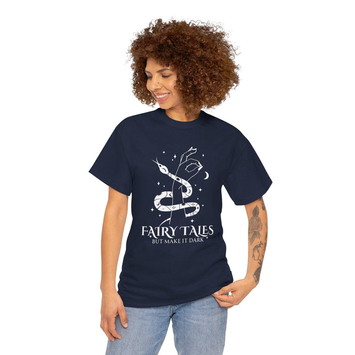 Slow Burn Publishing T-Shirt Fairy Tales but make it Dark - Unisex Heavy Cotton Tee