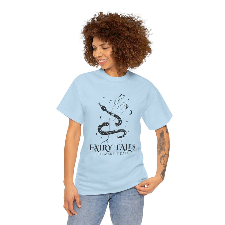 Slow Burn Publishing T-Shirt Fairy Tales but make it Dark - Unisex Heavy Cotton Tee