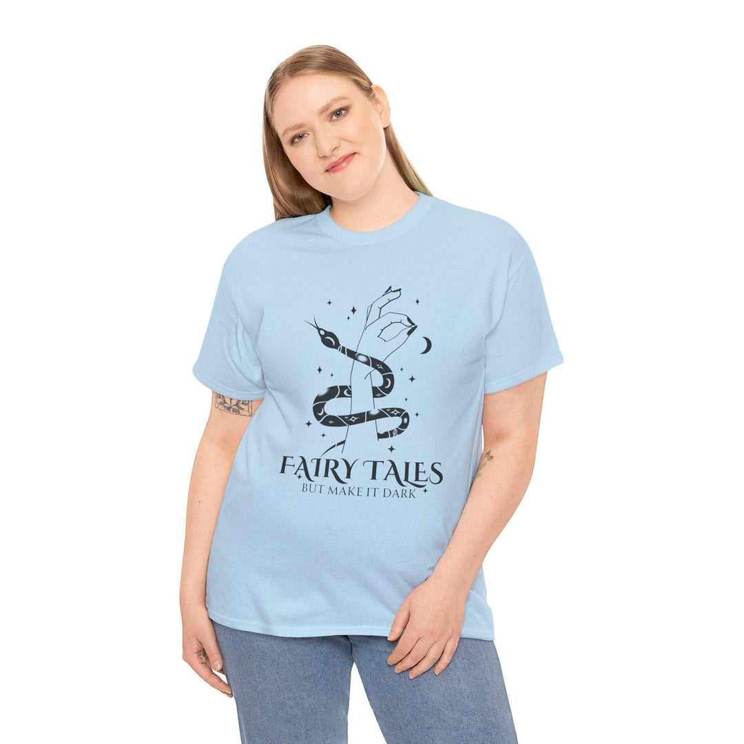 Slow Burn Publishing T-Shirt Fairy Tales but make it Dark - Unisex Heavy Cotton Tee