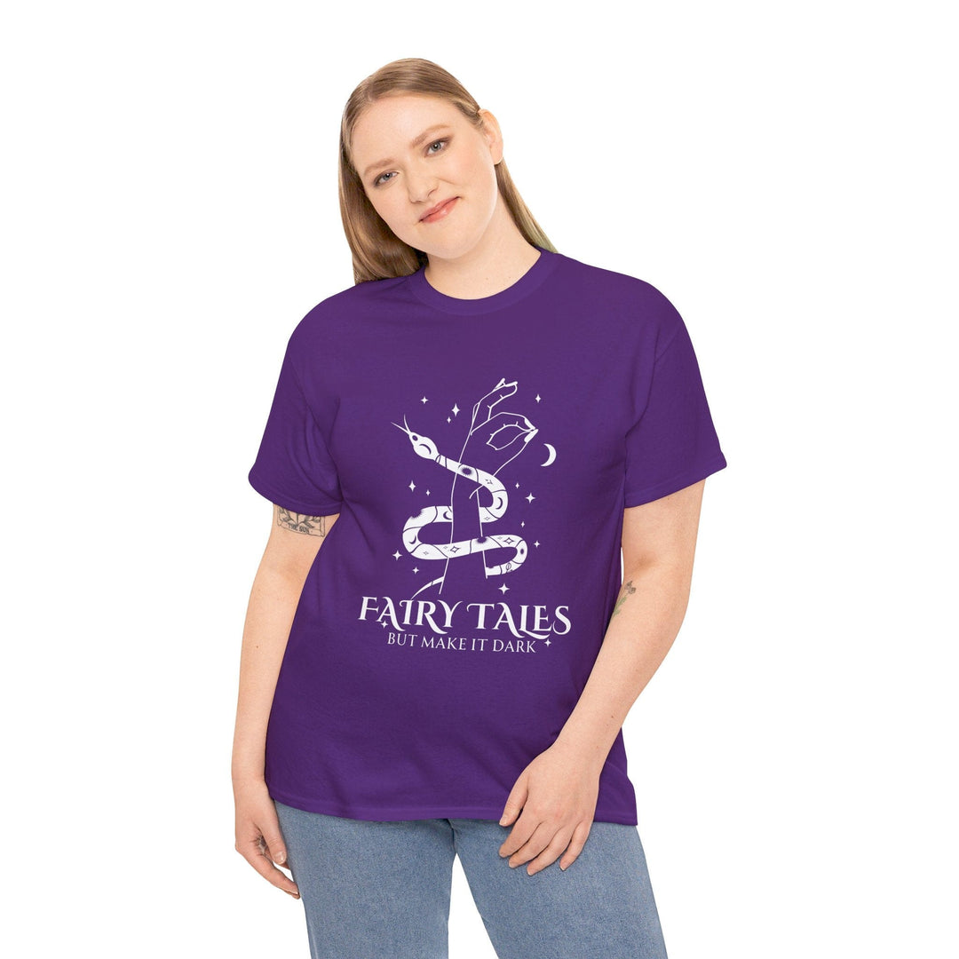 Slow Burn Publishing T-Shirt Fairy Tales but make it Dark - Unisex Heavy Cotton Tee