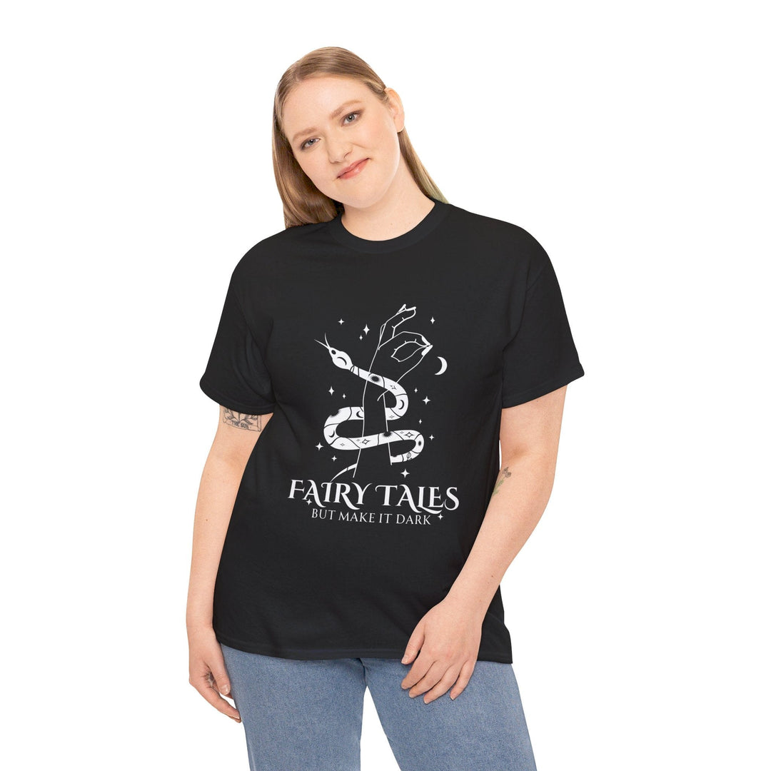 Slow Burn Publishing T-Shirt Fairy Tales but make it Dark - Unisex Heavy Cotton Tee