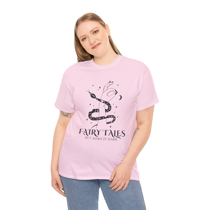 Slow Burn Publishing T-Shirt Fairy Tales but make it Dark - Unisex Heavy Cotton Tee