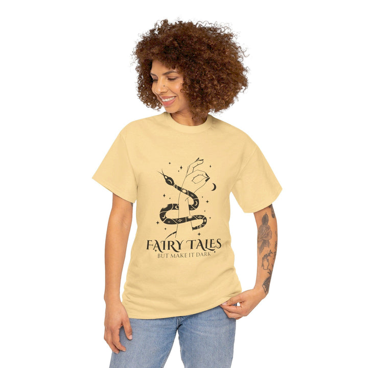 Slow Burn Publishing T-Shirt Fairy Tales but make it Dark - Unisex Heavy Cotton Tee