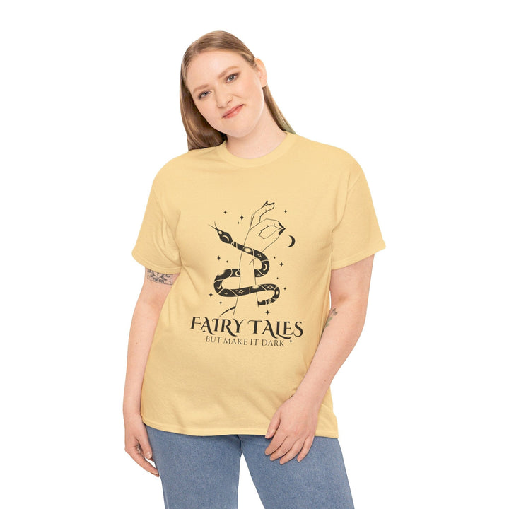 Slow Burn Publishing T-Shirt Fairy Tales but make it Dark - Unisex Heavy Cotton Tee