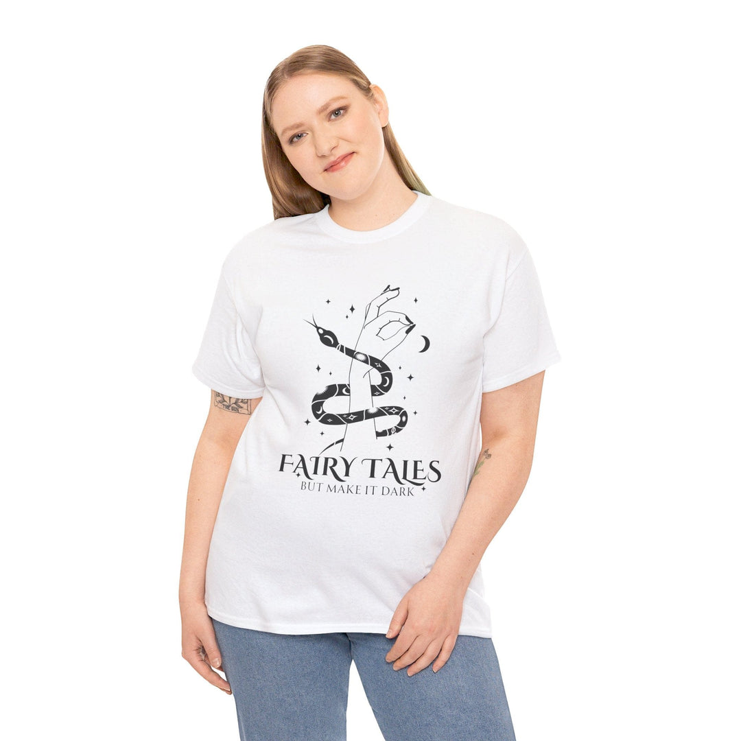 Slow Burn Publishing T-Shirt Fairy Tales but make it Dark - Unisex Heavy Cotton Tee