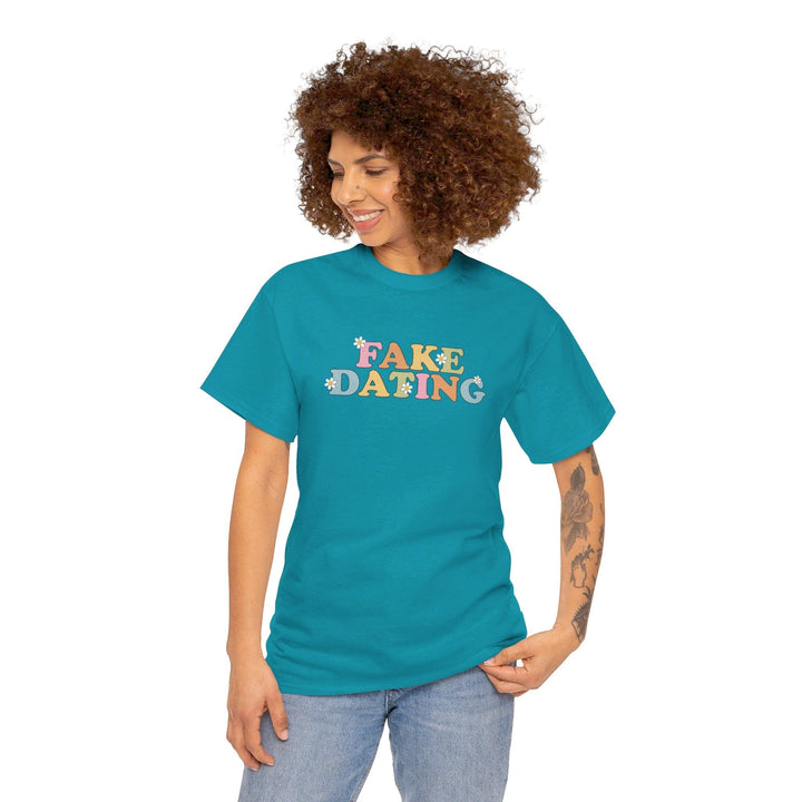 Slow Burn Publishing T-Shirt Fake Dating - Unisex Heavy Cotton Tee