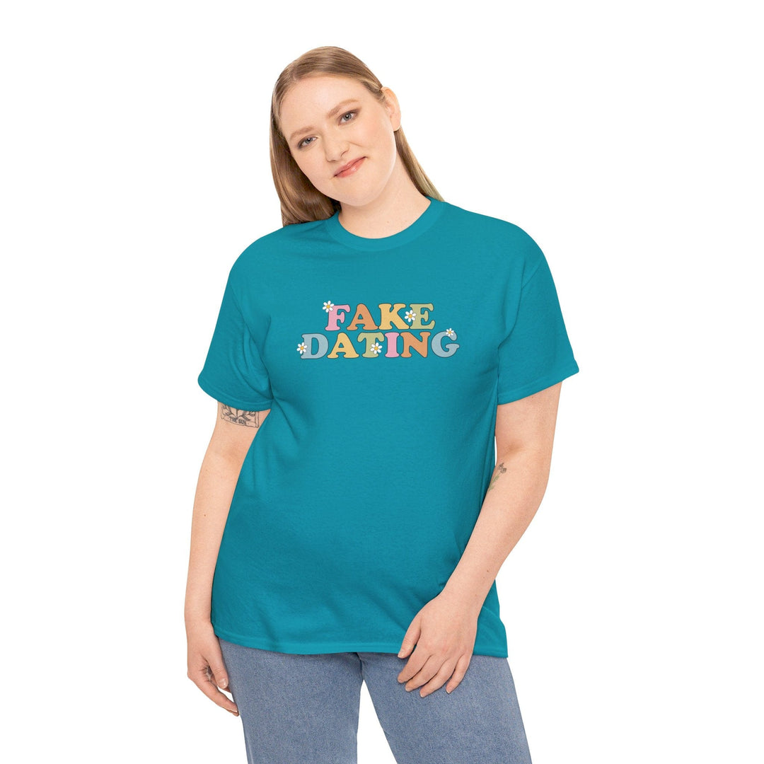 Slow Burn Publishing T-Shirt Fake Dating - Unisex Heavy Cotton Tee